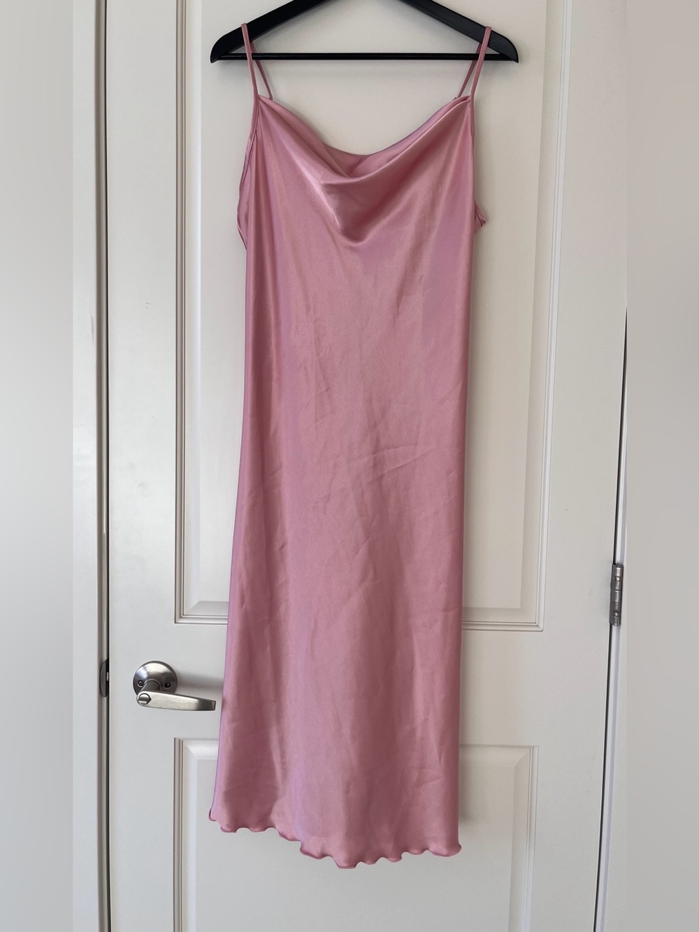 Bebe Satin Slip Dress | L | Y2K | Romantic | Soft Glam | Coquette | Made in USA